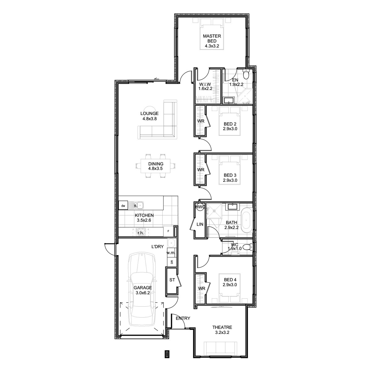 plan oasis170 left